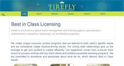 Desktop Screenshot of fireflybrandmanagement.com